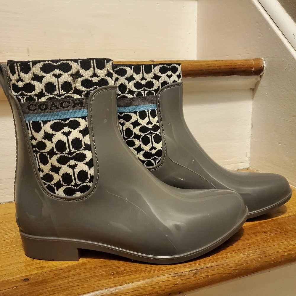 Coach rain boots